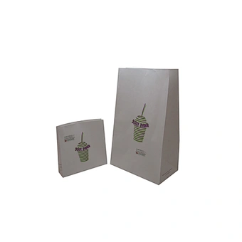 Eco-Friendly Custom Different Size Bakery Paper Bags without Handles